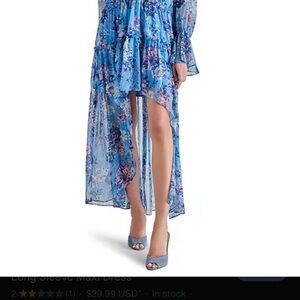 Steve Madden Light Blue Floral Dress